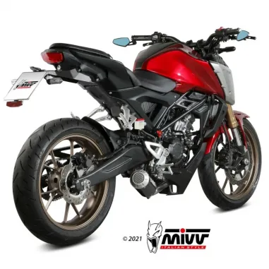 Scarico Completo Mivv Honda CB 125 R 21 - 2024 Moto Terminale MK3 Carbonio