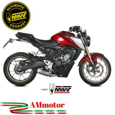 Scarico Completo Mivv Honda CB 125 R 21 - 2024 Moto Terminale MK3 Inox