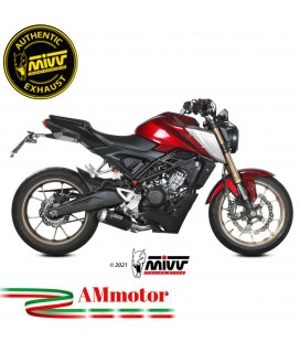 Scarico Completo Mivv Honda CB 125 R 21 - 2024 Moto Terminale MK3 Inox Nero