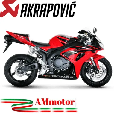 Akrapovic Honda Cbr 1000 RR 06 2007 Terminale Di Scarico Slip-On Line Carbonio Moto Omologato