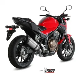 Mivv Honda Cb 500 F 16 - 2018 Terminale Di Scarico Moto Marmitta Suono Inox Omologato 2