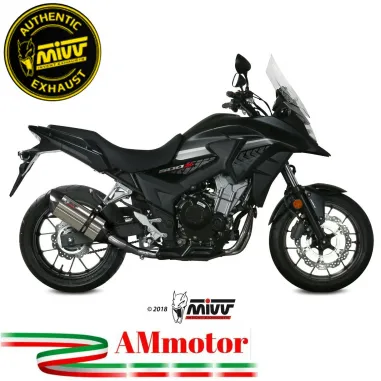 Mivv Honda Cb 500 X 17 - 2020 Terminale Di Scarico Moto Marmitta Suono Inox Omologato