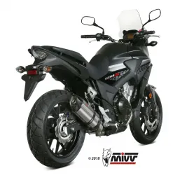 Mivv Honda Cb 500 X 17 - 2020 Terminale Di Scarico Moto Marmitta Suono Inox Omologato 2