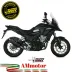 Mivv Honda Cb 500 X 17 - 2020 Terminale Di Scarico Moto Marmitta Suono Inox Nero Omologato