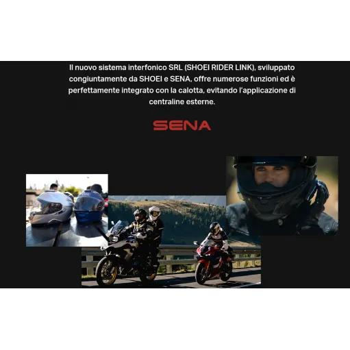 Interfono Moto Sena SRL 3 Per shoei Neotec 3 Casco Modulare Gt-air 3