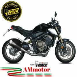 Scarico Completo Mivv Honda CB 650 R 19 - 2023 Moto Terminale Delta Race Inox Nero