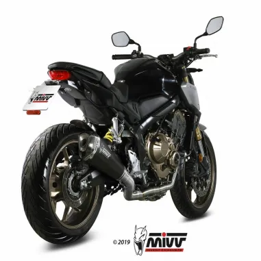 Scarico Completo Mivv Honda CB 650 R 19 - 2023 Moto Terminale Delta Race Inox Nero