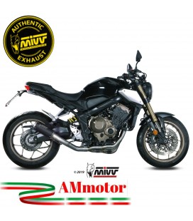Scarico Completo Mivv Honda CB 650 R 19 - 2023 Moto Terminale Mk3 Inox Nero