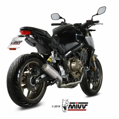 Scarico Completo Mivv Honda CB 650 R 19 - 2023 Moto Terminale Mk3 Inox