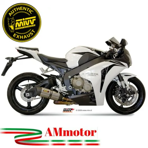 Mivv Honda Cbr 1000 RR 08 - 2013 Terminale Di Scarico Moto Marmitta Suono Inox