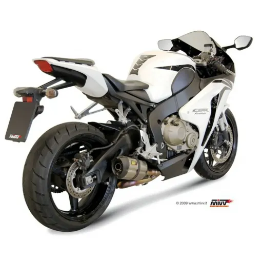 Mivv Honda Cbr 1000 RR 08 - 2013 Terminale Di Scarico Moto Marmitta Suono Inox Omologato