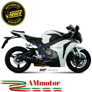Mivv Honda Cbr 1000 RR 08 - 2013 Terminale Di Scarico Moto Marmitta Suono Inox Nero