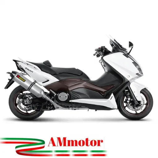 Akrapovic Yamaha T-Max 530 Impianto Di Scarico Completo Racing Line Terminale Titanio Moto Scooter