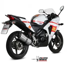 Scarico Completo Mivv Honda Cbr 125 R 11 - 2016 Moto Terminale Suono Inox 2