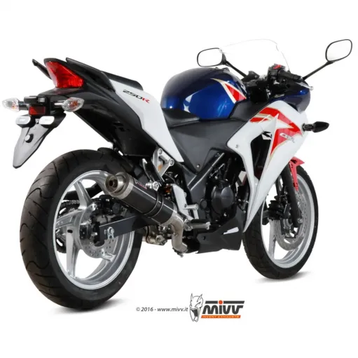 Scarico Completo Mivv Honda Cbr 250 R 11 - 2014 Moto Terminale GP Inox Nero