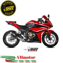Mivv Honda Cbr 500 R 19 - 2020 Terminale Di Scarico Moto Marmitta Gp Pro Carbonio Omologato
