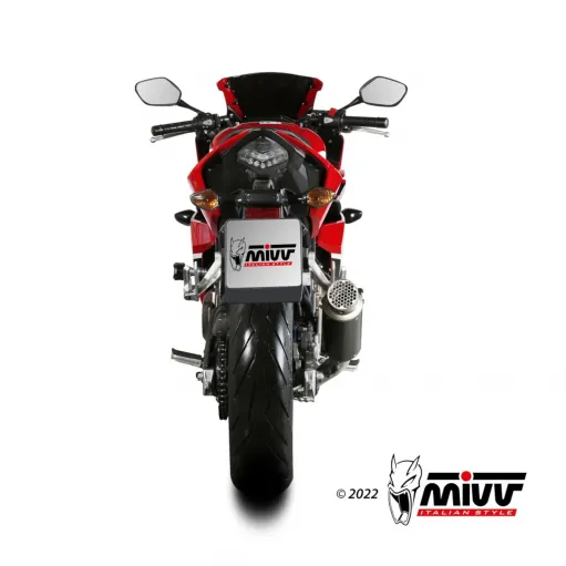Mivv Honda Cbr 500 R 19 - 2020 Terminale Di Scarico Moto Marmitta Gp Pro Carbonio Omologato