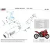 Mivv Honda Cbr 500 R 19 - 2020 Terminale Di Scarico Moto Marmitta Gp Pro Carbonio Omologato
