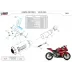 Mivv Honda Cbr 500 R 19 - 2020 Terminale Di Scarico Moto Marmitta MK3 Carbonio