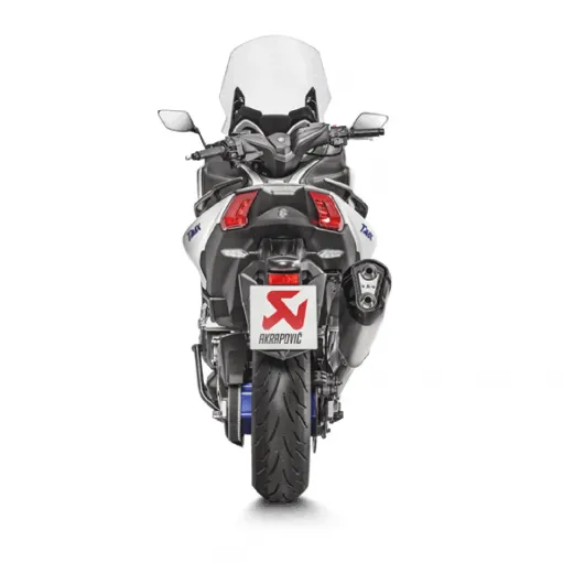 Akrapovic Yamaha T-Max 530 17 2019 Impianto Di Scarico Completo Racing Line Terminale Titanio Moto Scooter