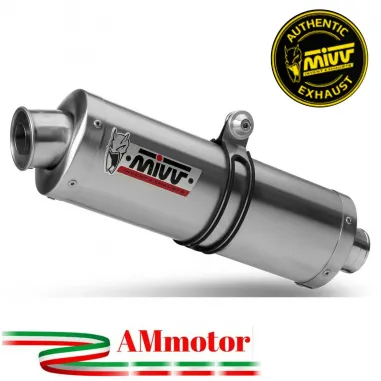 Mivv Honda Cbr 600 F 01 - 2010 Terminale Di Scarico Moto Marmitta Ovale Inox