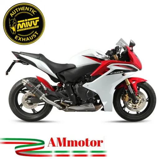 Mivv Honda Cbr 600 F 11 - 2013 Terminale Di Scarico Moto Marmitta GP Carbonio