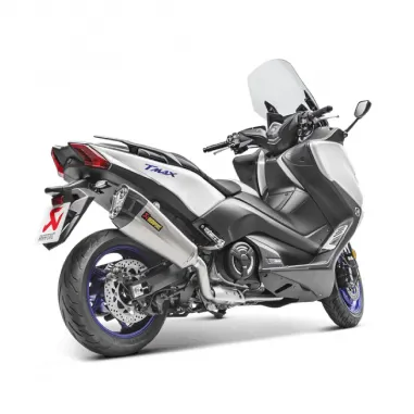 Akrapovic Yamaha T-Max 530 17 2019 Impianto Di Scarico Completo Racing Line Terminale Titanio Moto Scooter