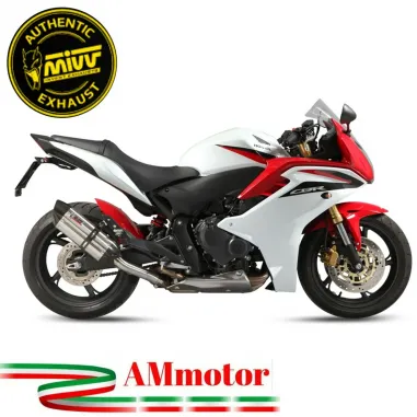 Mivv Honda Cbr 600 F 11 - 2013 Terminale Di Scarico Moto Marmitta Suono Inox