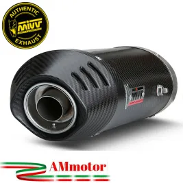 Mivv Cbr 600 RR 03 - 2004 Honda Terminale Di Scarico Moto Marmitta Oval Carbon Cap