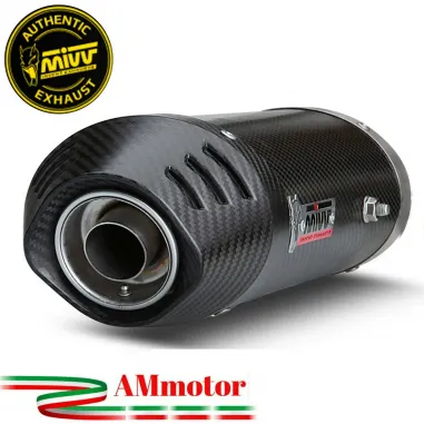 Mivv Cbr 600 RR 03 - 2004 Honda Terminale Di Scarico Moto Marmitta Oval Carbon Cap