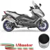 Akrapovic Yamaha T-Max 530 17 2019 Impianto Di Scarico Completo Racing Line Terminale Titanio Moto Scooter