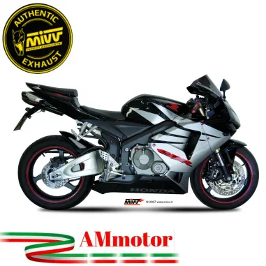 Mivv Cbr 600 RR 05 - 2006 Honda Terminale Di Scarico Moto Marmitta Suono Inox Nero