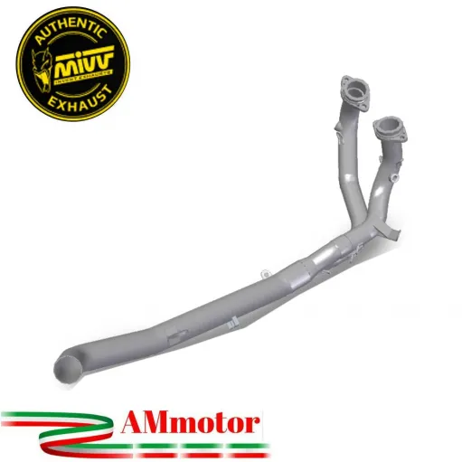 Honda Crf 1100 L Africa Twin Collettori Di Scarico Mivv Tubo Elimina Kat Catalizzatore Moto