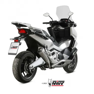 Mivv Honda Forza 750 Terminale Di Scarico Moto Delta Race Inox Omologato