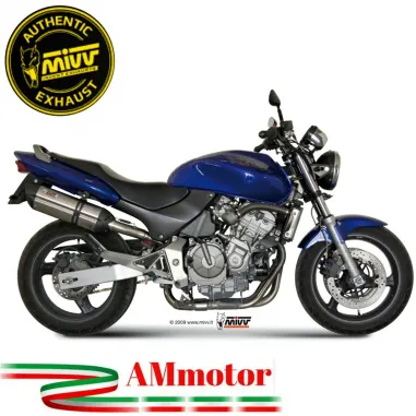 Mivv Honda Hornet 600 98 - 2002 Terminale Di Scarico Moto Marmitta Suono Inox