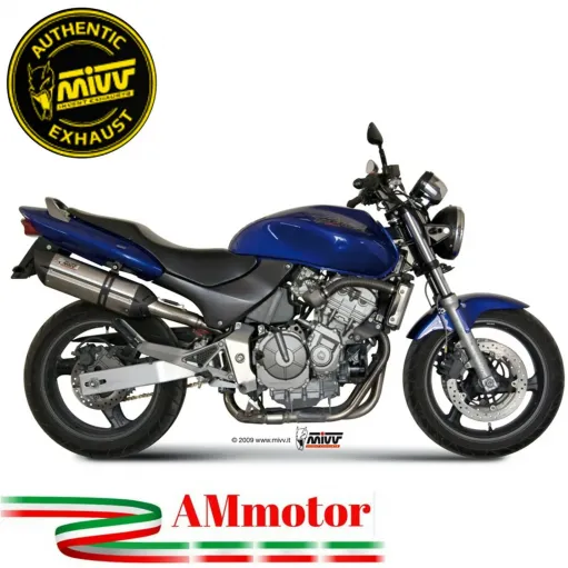 Mivv Honda Hornet 600 98 - 2002 Terminale Di Scarico Moto Marmitta Suono Inox