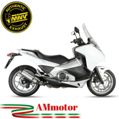 Mivv Honda Integra 700 Terminale Di Scarico Moto Marmitta Suono Inox Omologato