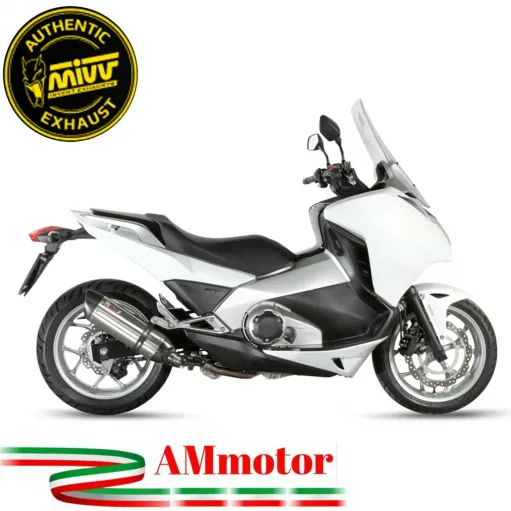 Mivv Honda Integra 700 Terminale Di Scarico Moto Marmitta Suono Inox Omologato