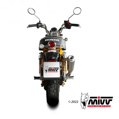 Scarico Completo Mivv Honda Monkey 125 Moto Terminale X-M1 Titanio