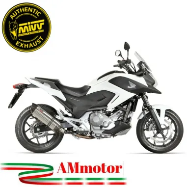 Mivv Honda NC 700 S / X Terminale Di Scarico Moto Marmitta Suono Inox Omologato
