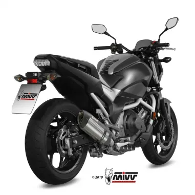 Mivv Honda NC 750 S / X 16 - 2022 Terminale Di Scarico Moto Marmitta Suono Inox Omologato