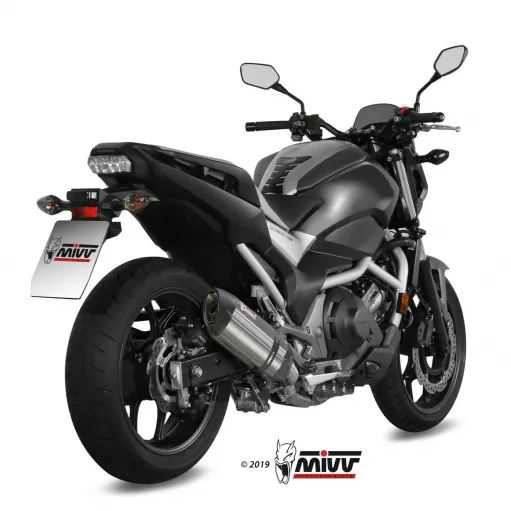 Mivv Honda NC 750 S / X 16 - 2022 Terminale Di Scarico Moto Marmitta Suono Inox Omologato