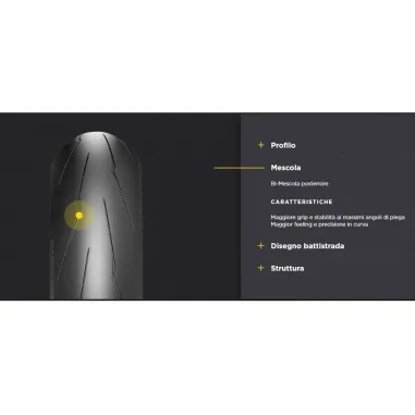 Pirelli Diablo Supercorsa SP V3 120 70 + 200 55 Coppia Pnaumatici Moto Gomme