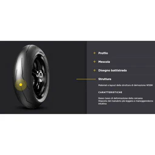 Pirelli Diablo Supercorsa SP V3 120 70 + 180 55 Coppia Pnaumatici Moto Gomme