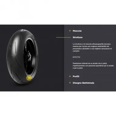 Pirelli Diablo Supercorsa SP V4 120 70 + 180 55 Coppia Pnaumatici Moto Gomme