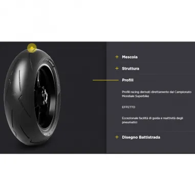 Pirelli Diablo Supercorsa SP V4 120 70 + 190 55 Coppia Pnaumatici Moto Gomme