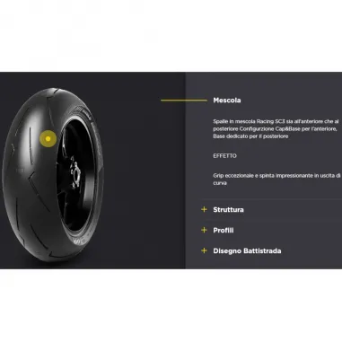 Pirelli Diablo Supercorsa SP V4 120 70 + 190 55 Coppia Pnaumatici Moto Gomme