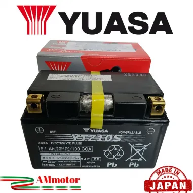 Batteria Yuasa YTZ10S MV Agusta Brutale 910 S 05 - 2010 Moto Attiva Originale Sigillata
