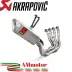 Akrapovic Honda Cbr 1000 RR Impianto Di Scarico Completo Racing Line Terminale Titanio Moto