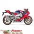 Akrapovic Honda Cbr 1000 RR Impianto Di Scarico Completo Racing Line Terminale Titanio Moto